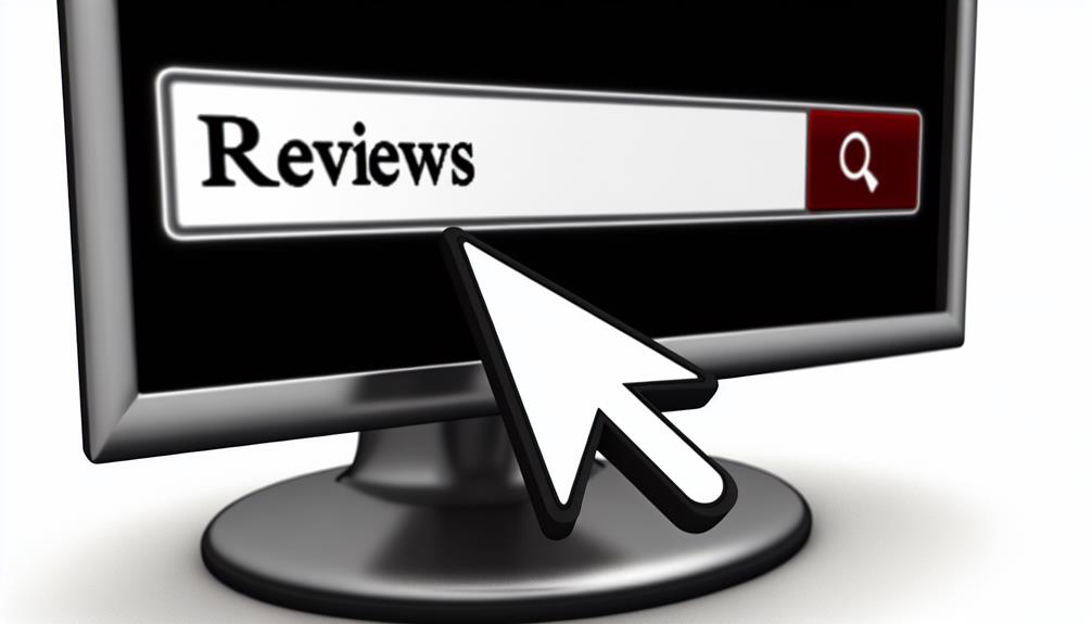 navigate to reviews tab